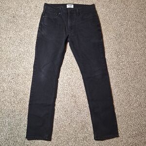 Denizen 216 Slim Fit Black Denim Jeans, Men’s 33 x 32